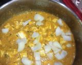 A picture of step 3 of Dhaba style paneer do pyaza.