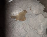 A picture of step 1 of Khoba roti.