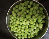 A picture of step 2 of Mutter paneer.