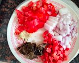 A picture of step 3 of Puffed rice Upma.