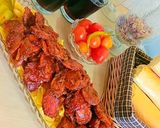عکس مرحله 2 از دستور سوسیس بندری با سیب زمینی سرخ کرده😋
