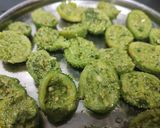 A picture of step 4 of Kankola fritters.