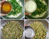 A picture of step 2 of Bajra Methi Paratha.