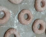 Foto langkah ke 5 dari resep Donat Ubi Ungu Tanpa Ulen.
