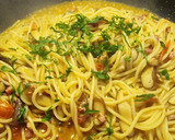 Foto del paso 8 de la receta: Spaghettoni con Shiitake y Bacon
