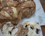 Foto langkah ke 8 dari resep Choco swirl buns.