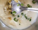 A picture of step 1 of Dahi Upma.
