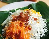 Foto langkah ke 6 dari resep Rujak Sayur Bumbu Kacang.