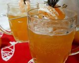 A picture of step 2 of Passion-orange-rosemary shandy.