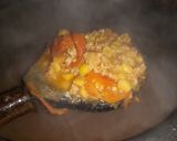 A picture of step 6 of Chana daal keema.