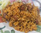 Foto langkah ke 4 dari resep Nasi Goreng Kambing Nagih Polll.
