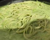 Foto del paso 4 de la receta: Pasta con crema de cilantro