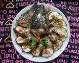 Hình bước làm 5 của món Cá lóc hấp nước tương (xì dầu)