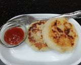 A picture of step 11 of Rava Green Peas Tikki.