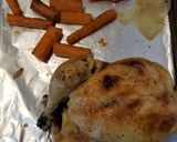 A picture of step 6 of Crockpot rotisserie chicken.