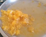 A picture of step 17 of Orange Rasmalai/ Khatti Mitti Paneer Bahar.