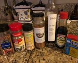 A picture of step 1 of Shrimp Two Ways: Old Bay & Seasoning.