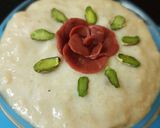 A picture of step 5 of Pistachio Phirni.