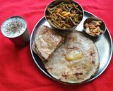 A picture of step 6 of Garlic Masala Rotlo With French Beans Subji (Gujarati).