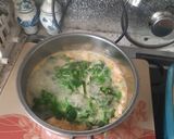 Hình bước làm 2 của món Canh mùng tơi cà ra