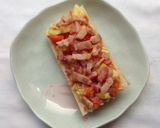 Hình bước làm 6 của món Pizza-mini (phiên bản bánh mì)