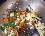 A picture of step 2 of Veg handi biryani.