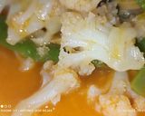 Foto del paso 6 de la receta: Velouté de ajos y jamón con coliflor y judías verdes