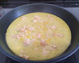 Foto del paso 4 de la receta: Falsa quiche de atún y verduras al pesto