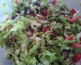 Foto del paso 5 de la receta: Morrón rojo relleno con ensalada