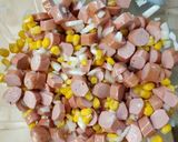 Virslisaláta recept fázis 2 fotója