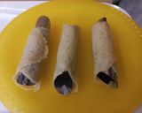 Foto del passaggio 2 della ricetta Cannoli di parmigiano con mousse di mortadella