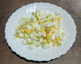 Foto del paso 2 de la receta: Macarrones rallados con verduras, huevo y atún