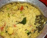A picture of step 3 of Veg pulao.