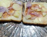 A picture of step 2 of Bread with lots of veg.