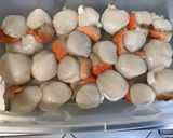 Une image de l'étape 1 de Noix de saint Jacques à l'ail, tomate et citron confit.