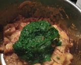 A picture of step 7 of Aloo palak.