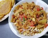 A picture of step 3 of Puri Chaat.