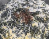 Foto del paso 3 de la receta: Espinacas frescas con nata y queso
