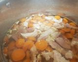 A picture of step 5 of My lovely thick Pea & Ham Soup. 😘.