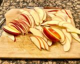 Foto del paso 9 de la receta: “Tarta de manzana con masa crujiente”(Apple pie with crispy dough”)