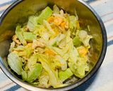 美式漢堡和沙拉的食譜步驟3照片