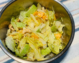 美式漢堡和沙拉的食譜步驟3照片