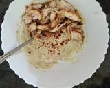 A picture of step 10 of Barbeque chicken salad in tahini sauce.