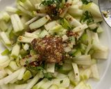 A picture of step 2 of Green Apple chutney with mustard #England.