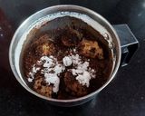 A picture of step 1 of Choco-Coffee Banana Smoothie.