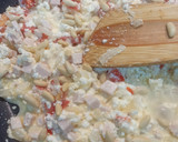Foto del paso 2 de la receta: Empanada de espinacas, requesón y pavo 🍴🥟