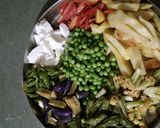 A picture of step 1 of Mix veg.