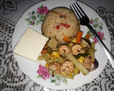 Foto del paso 5 de la receta: Camarones en primavera y arroz ala playa....🇸🇻