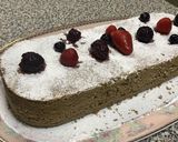 Foto del paso 6 de la receta: Panqué de matcha healthy con frutos rojos