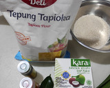 Foto langkah ke 1 dari resep Kue lapis pepe tapioka.
